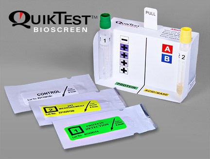 QuikTest Bioscreen suspicious powder pre-screening kit