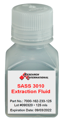 SASS 3010 Extraction Fluid (125 mL) — P/N 7000-162-233-125