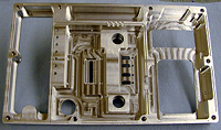 Photo showing RAPTOR machined component